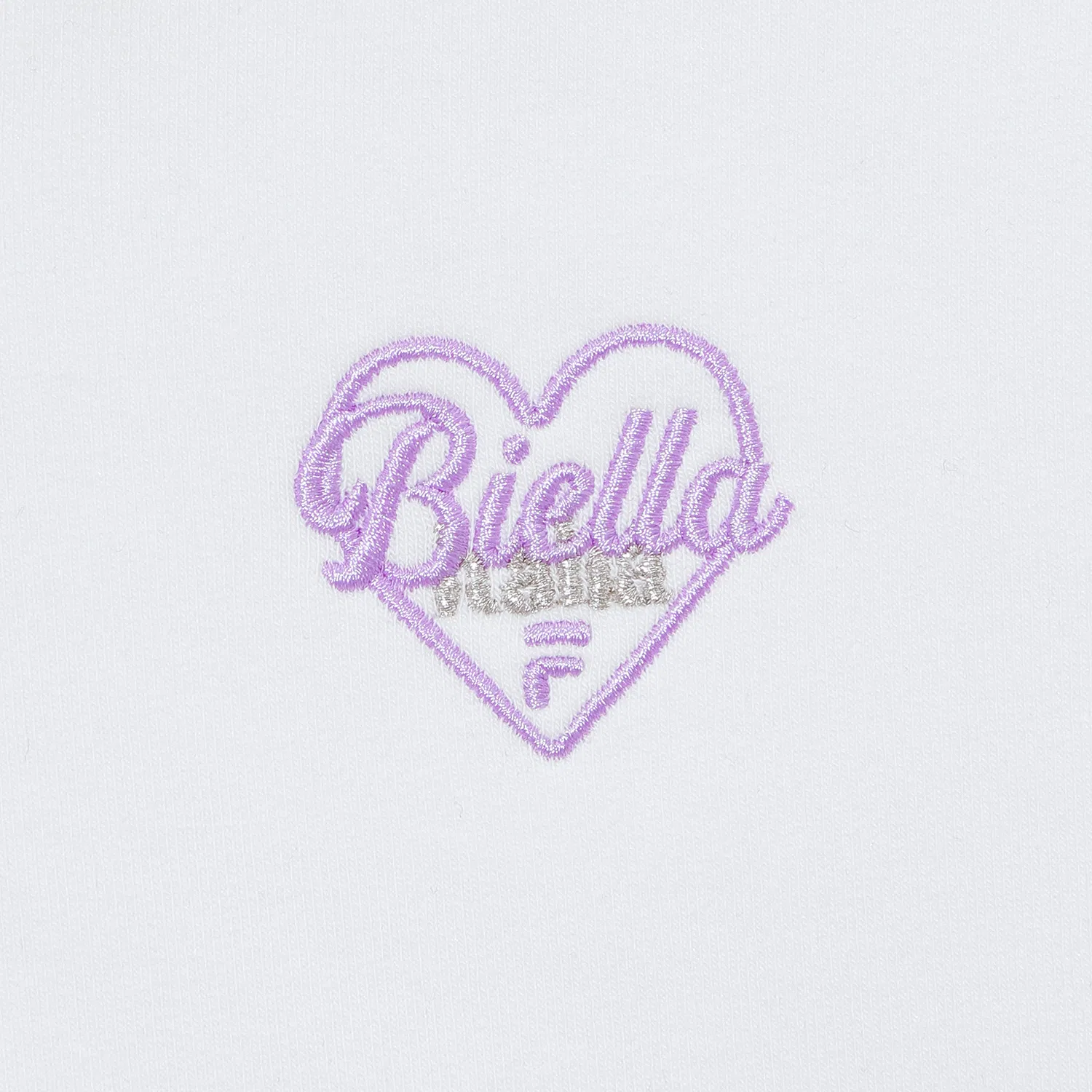 Детская укороченная худи на молнии Fila Kids Balloon Fit белого цвета — фото 3