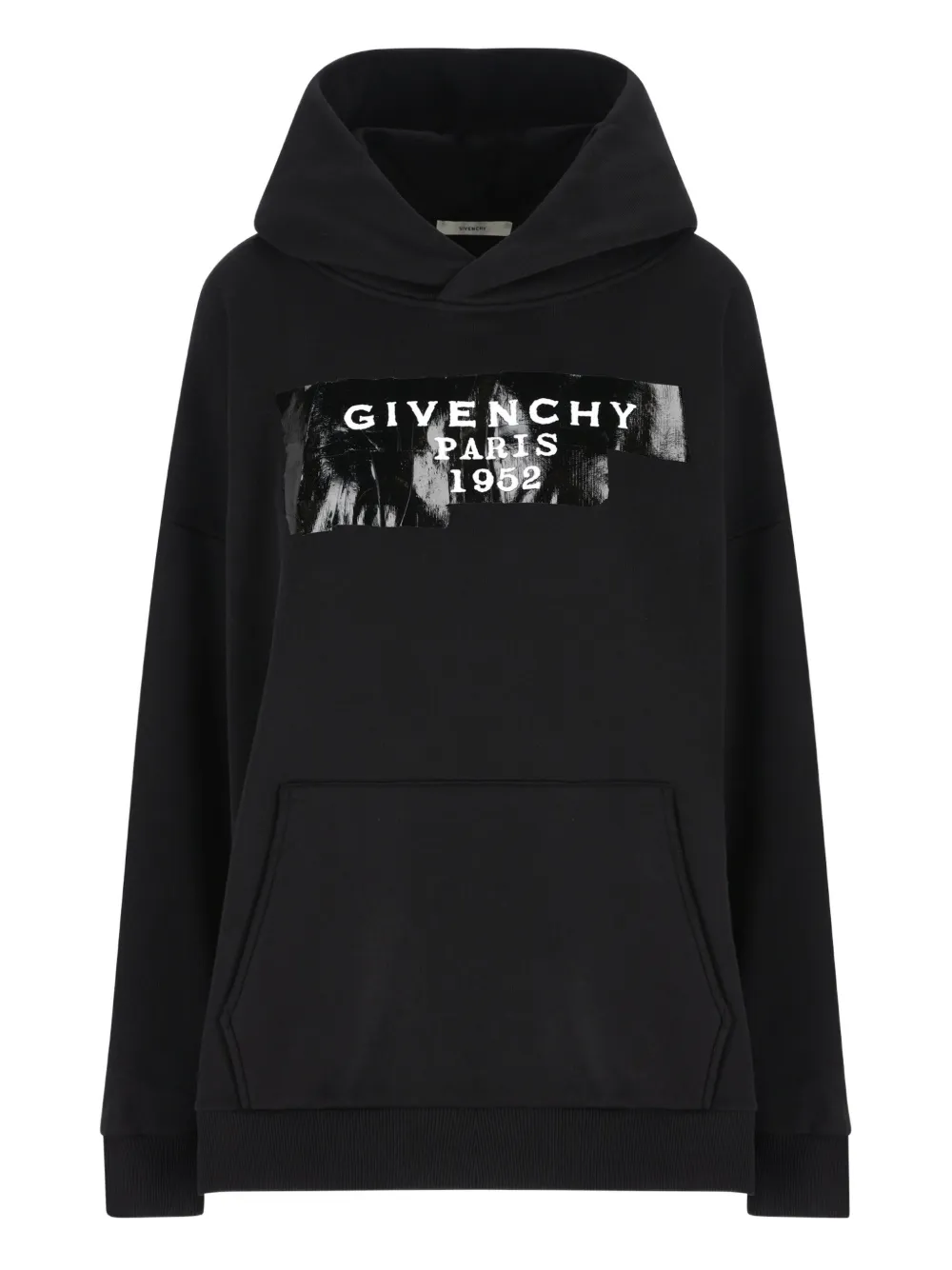 

Худи из хлопка с принтом логотипа Givenchy, черный