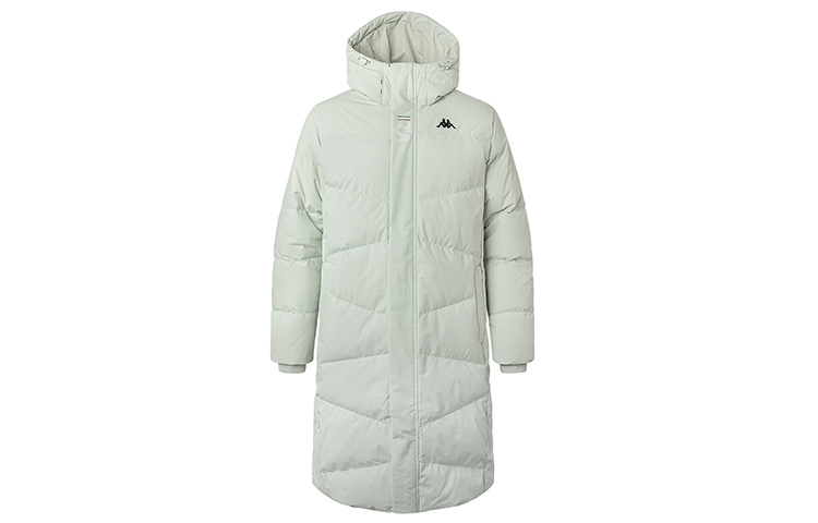 

Пуховая куртка мужская с капюшоном, средней плотности, другие Kappa, ice cap серый