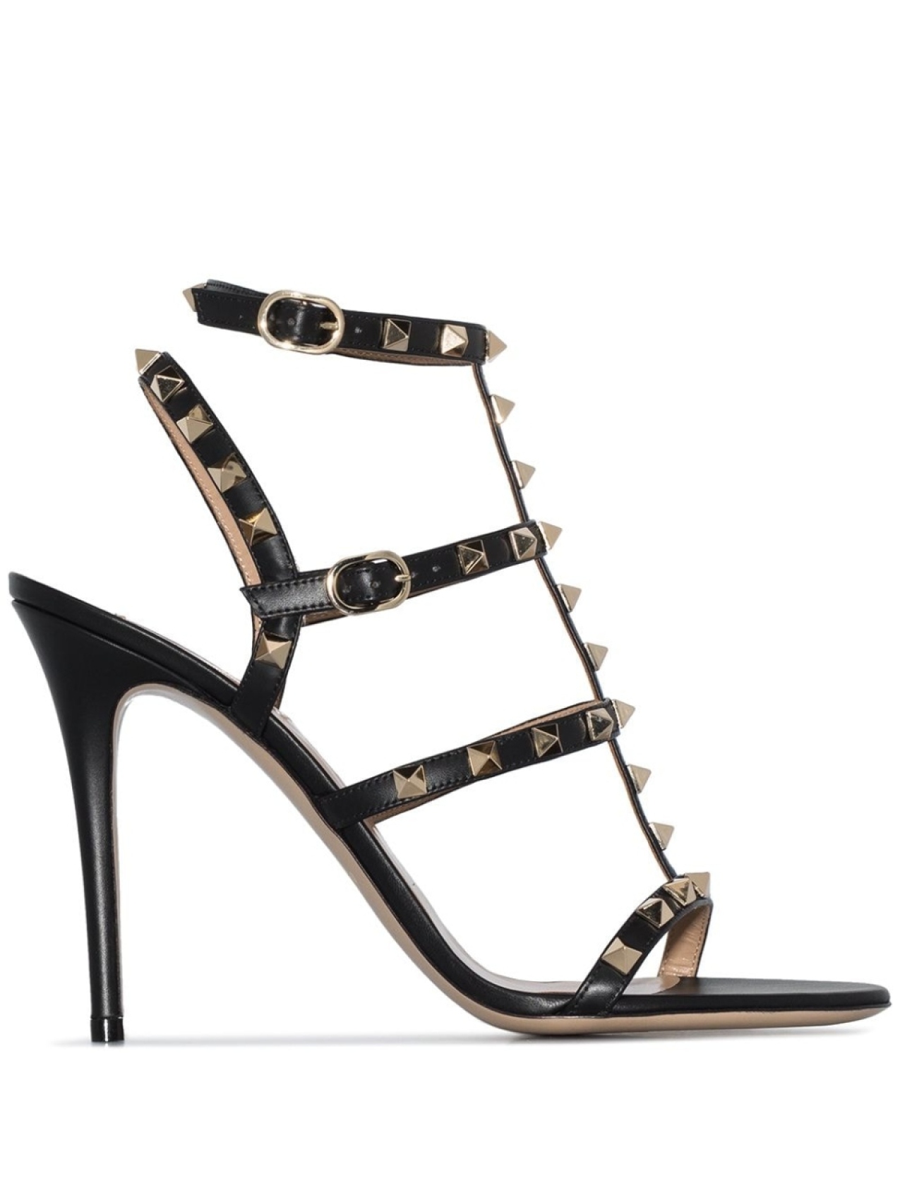 

Valentino Garavani босоножки Rockstud 110, черный