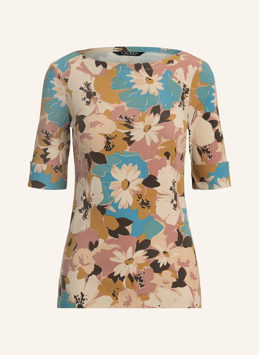 

Рубашка с рукавами 3/4 Lauren Ralph Lauren, оранжевый