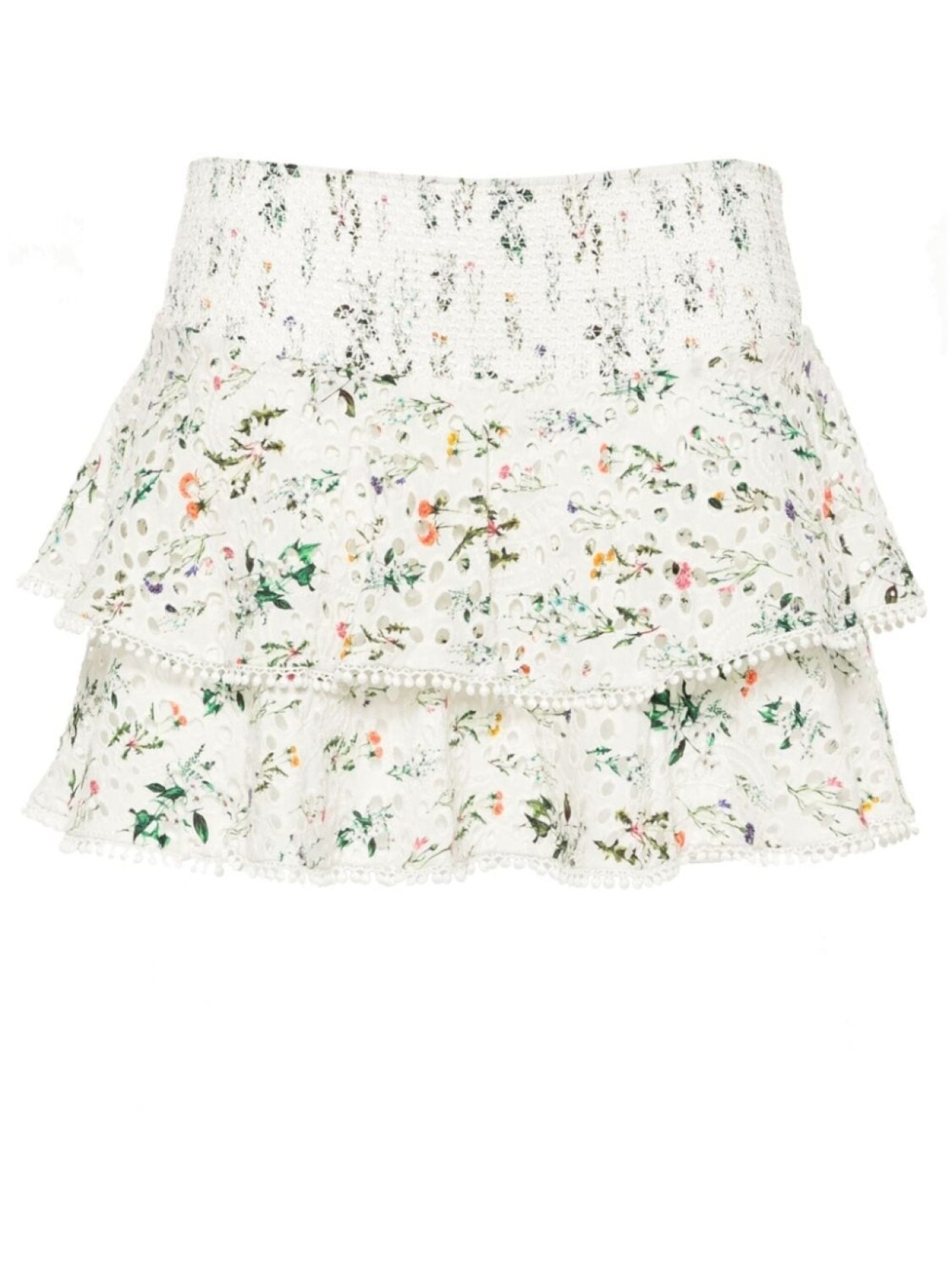 

Alice + olivia юбка мини Joey средней посадки, белый