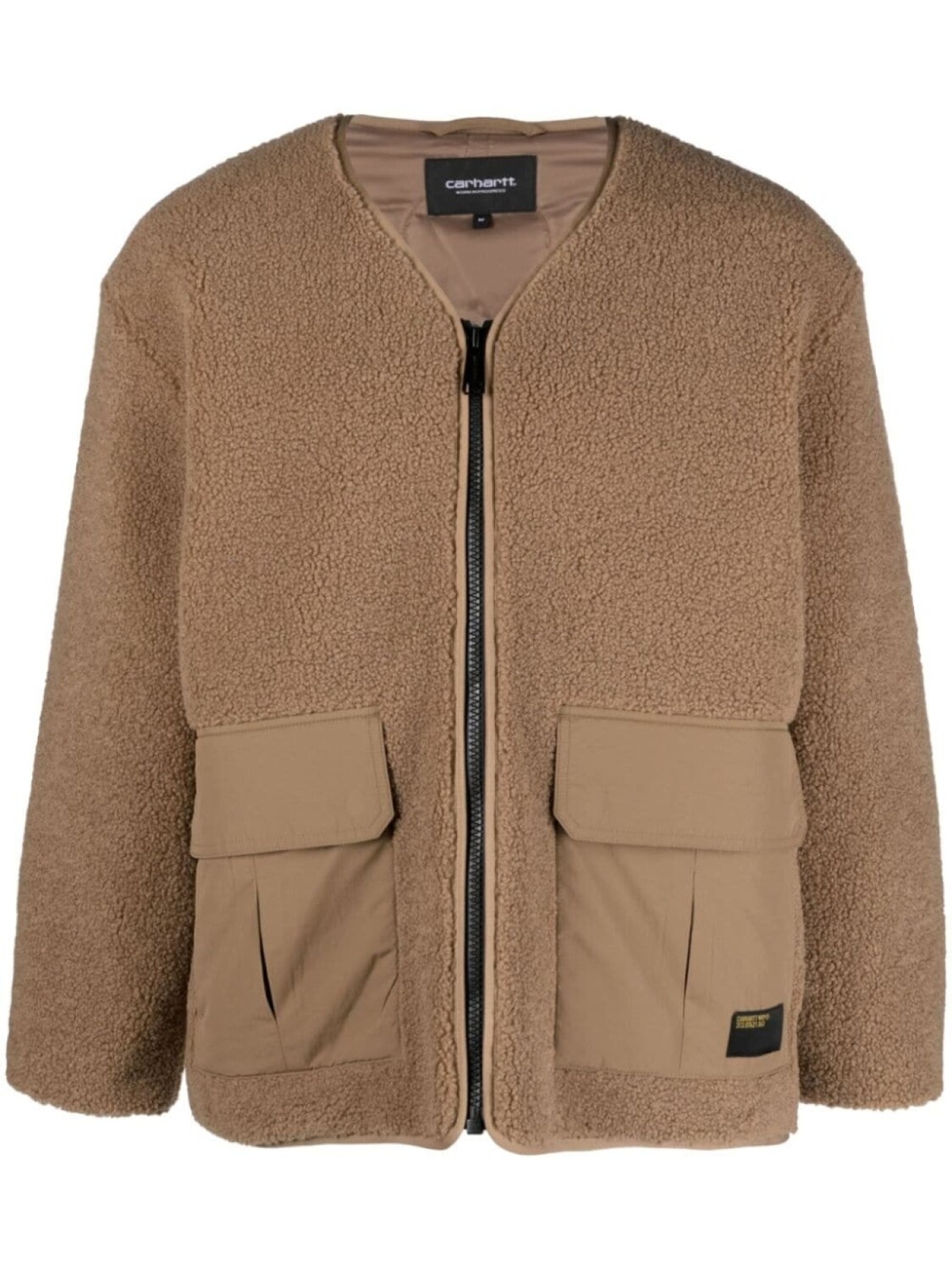 

Carhartt WIP пуховик Devin Liner с овчиной, коричневый