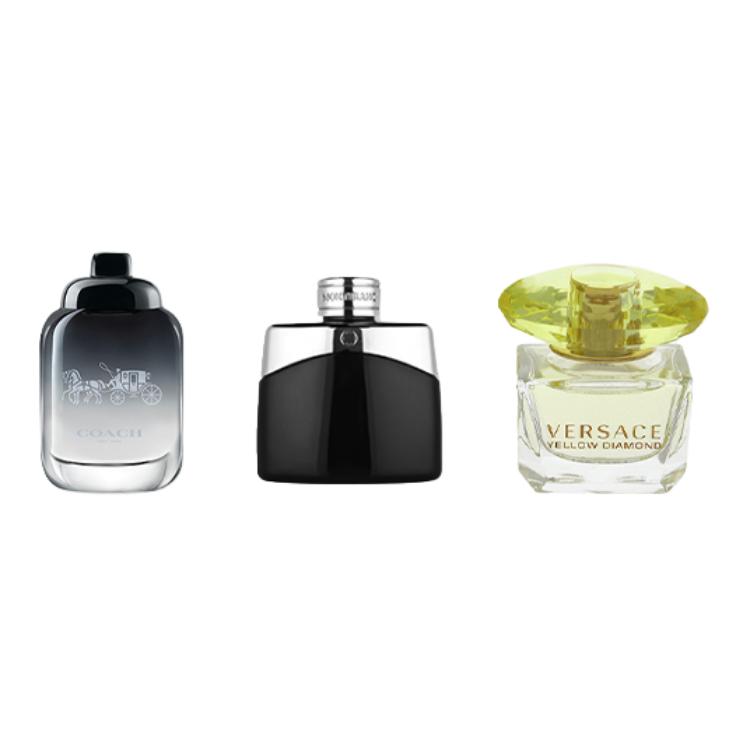 Мужской женский мини парфюм Eau De Toilette набор из трех штук VERSACE — фото 2