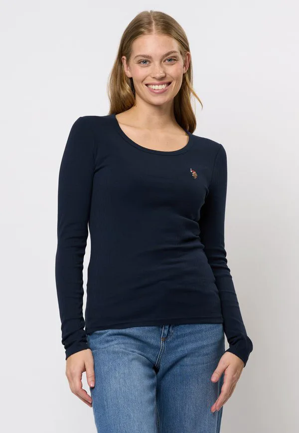 Топ с длинными рукавами uwcarlotta U.S. Polo Assn., Dark Sapphire