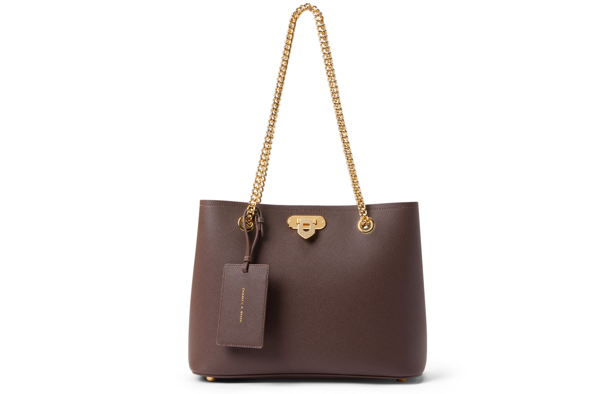 

CHARLES&KEITH Сумка пляжная, Dark Brown Dark Brown