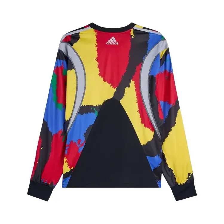 Футболка с длинными рукавами Adidas x Brain Dead, цвет 'Black/Eqt Yellow' — фото 2