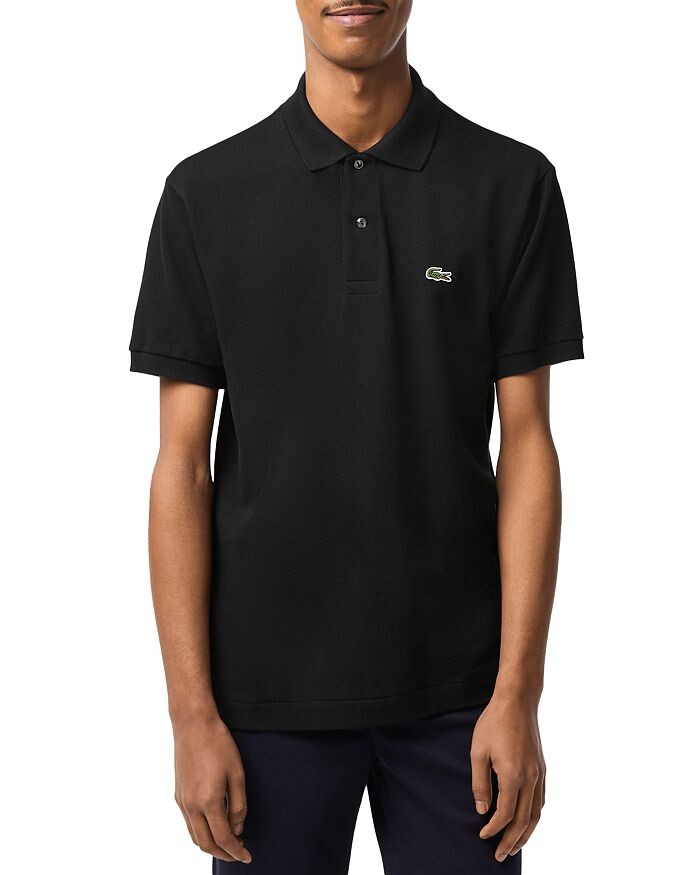Классическая модная рубашка-поло Lacoste из хлопкового пике Lacoste — фото 3