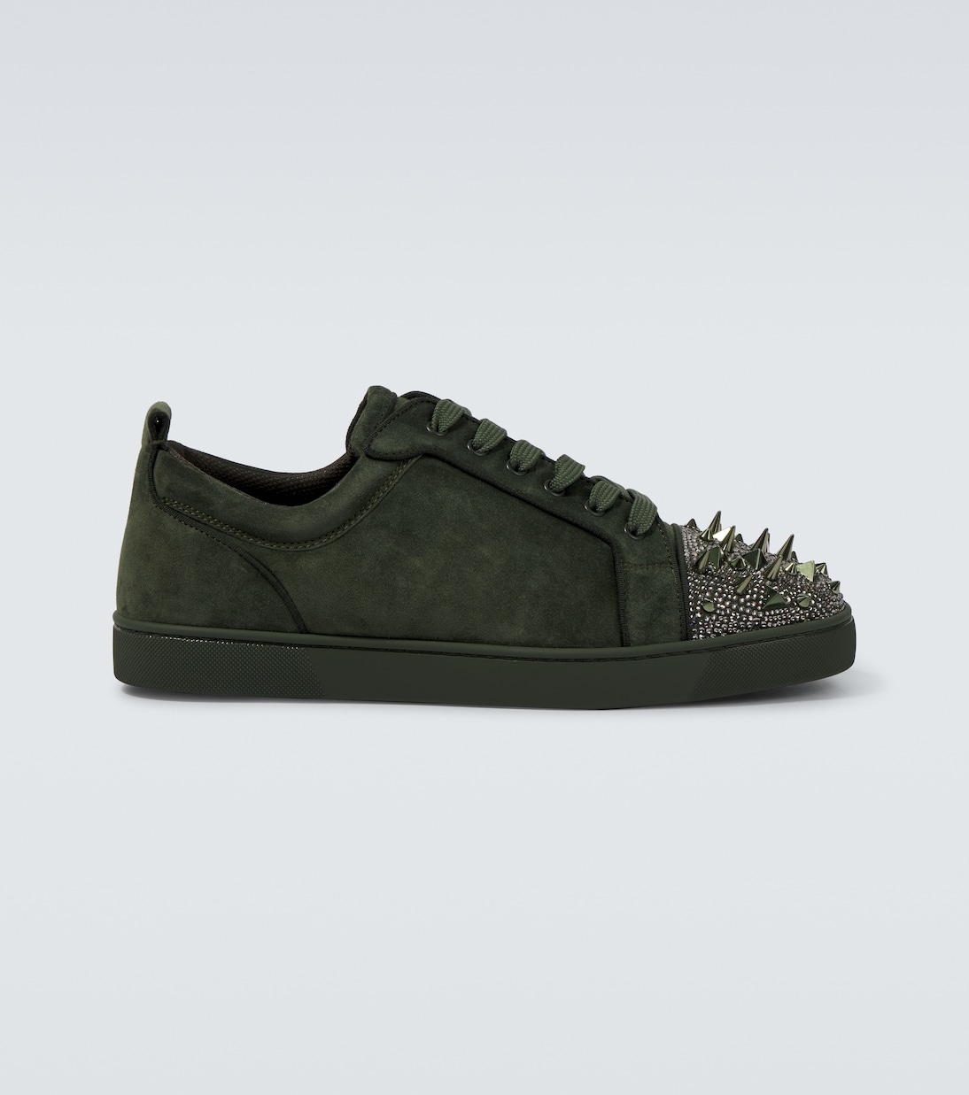 

Кроссовки Louis Junior Spikes из замши Christian Louboutin, TENNESSEE/TENNESSEE METAL