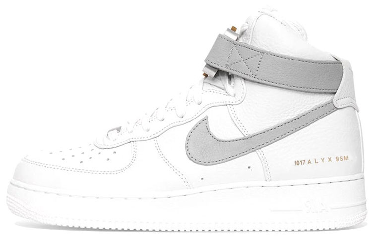 

1017 ALYX 9SM × Nike Air Force 1 High White Grey (2021 г.)