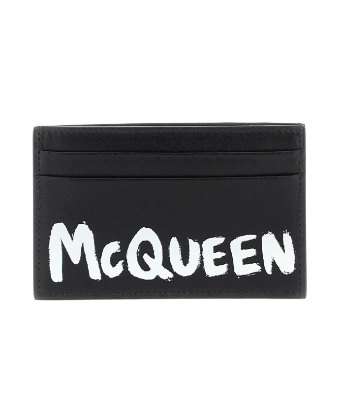 

Кожаные кроссовки Alexander Mcqueen, черный