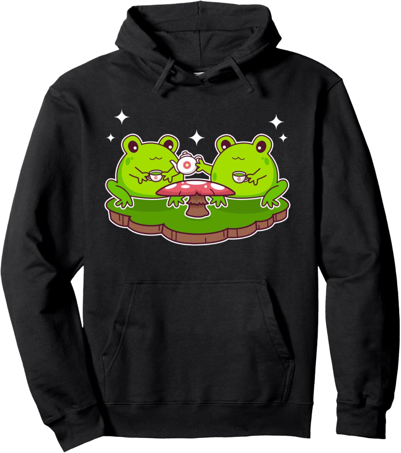 

Милая толстовка с изображением лягушки в стиле каваи, черная Cottagecore Frog Tea Party, Черный, Милая толстовка с изображением лягушки в стиле каваи, черная Cottagecore Frog Tea Party