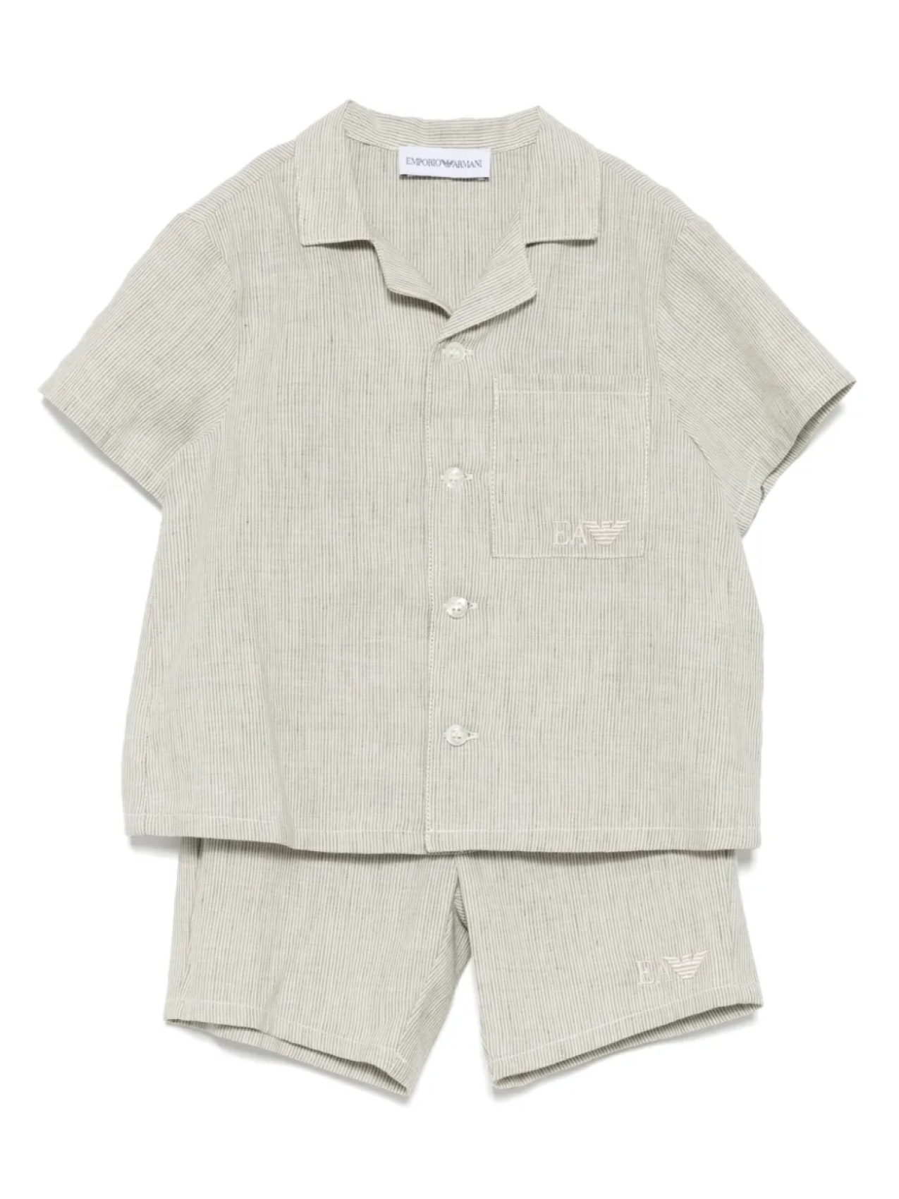 

Комплект шорт с логотипом Emporio Armani Kids, серый