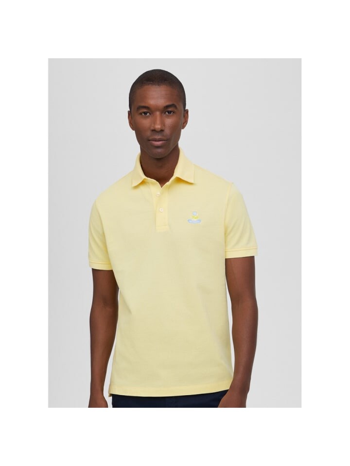 

Поло Faconnable Polo, желтый