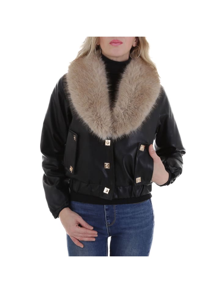 

Куртка черного и бежевого цветов Ital-Design