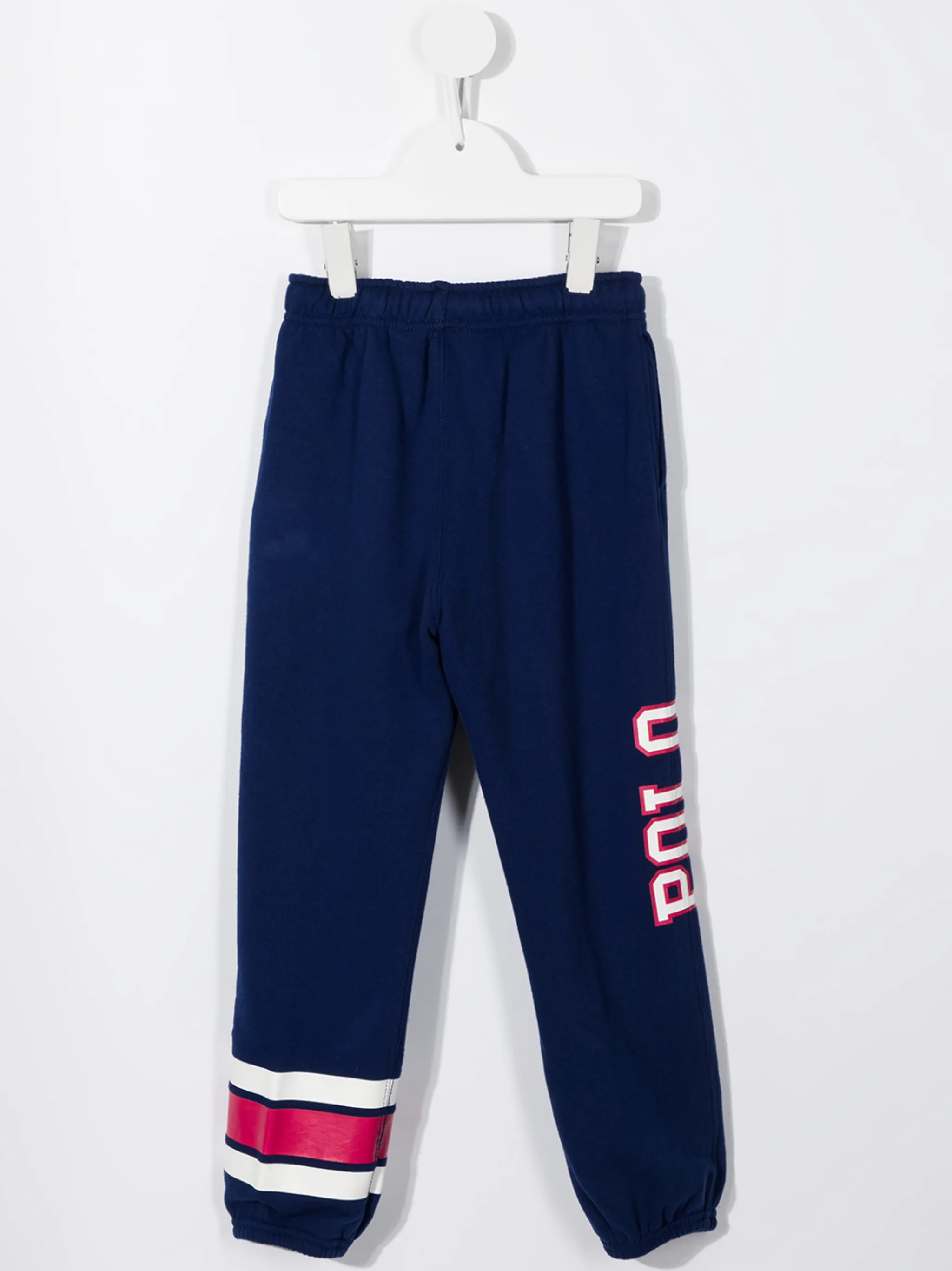 Спортивные брюки с логотипом Polo Ralph Lauren Kids, синий — фото 2