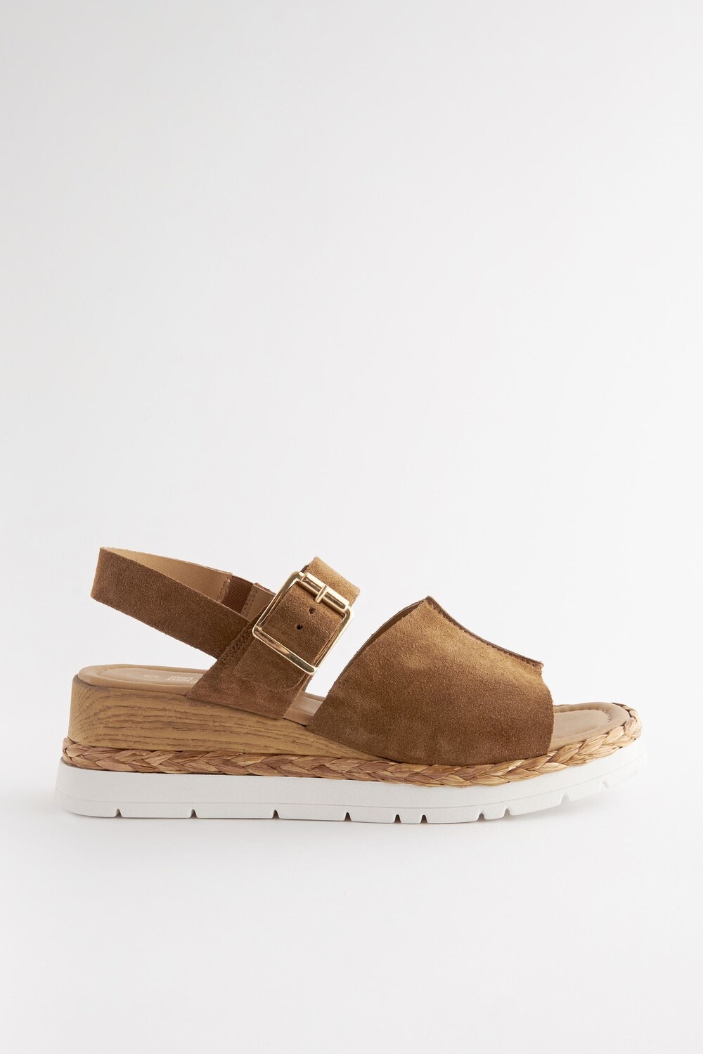 Кожаные спортивные туфли на танкетке Forever Comfort Next, коричневый — фото 2