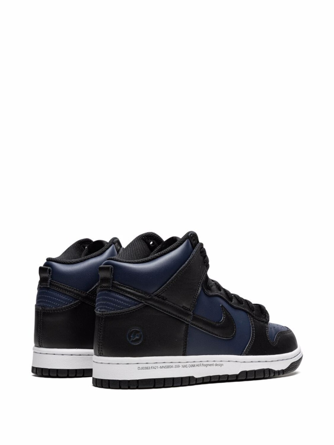 Кроссовки Dunk High Nike, черный — фото 3