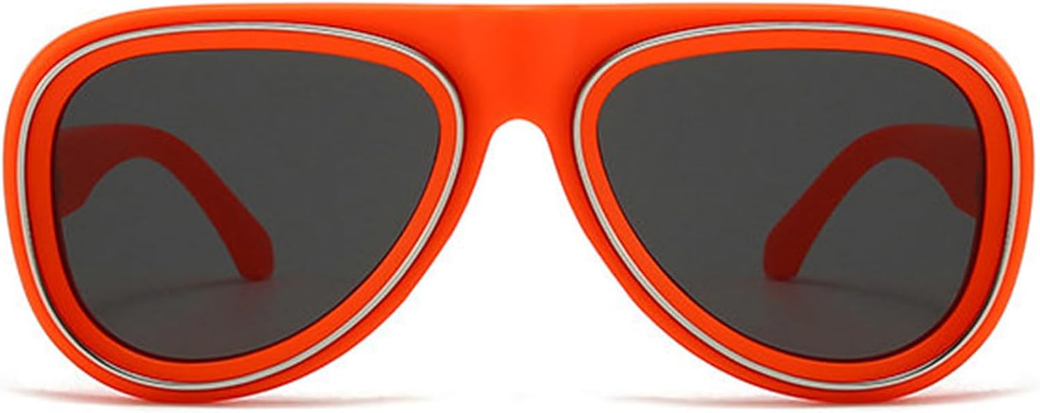 

Солнцезащитные очки Helena Fashion Oval для женщин и мужчин, ретро, ​​увеличенного размера, с двойной оправой, в стиле «пилот», модные, с защитой от УФ-излучения UV400, C2