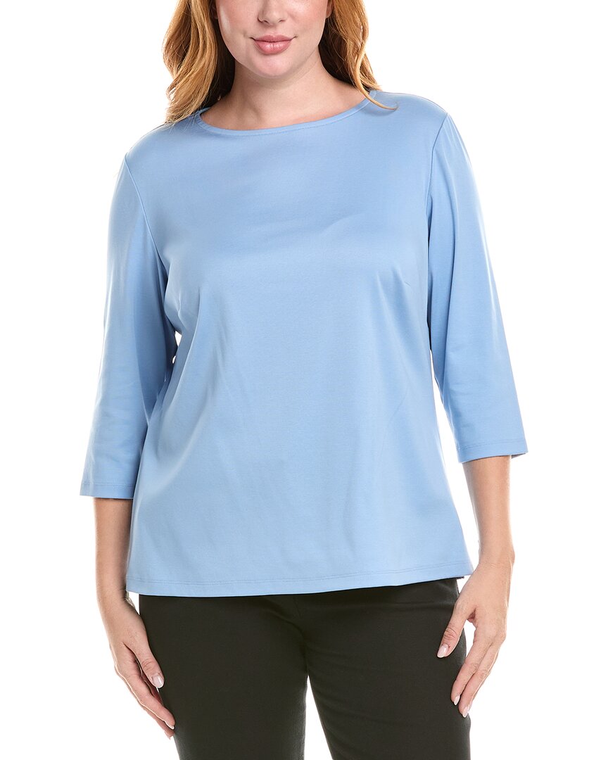 

Лафайет 148 Нью-Йорк Плюс Карвер Футболка Lafayette 148 New York, синий