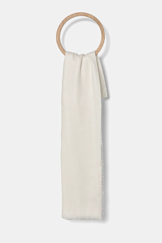

Шерстяной шарф с добавлением шерсти Weekend Max Mara, бежевый