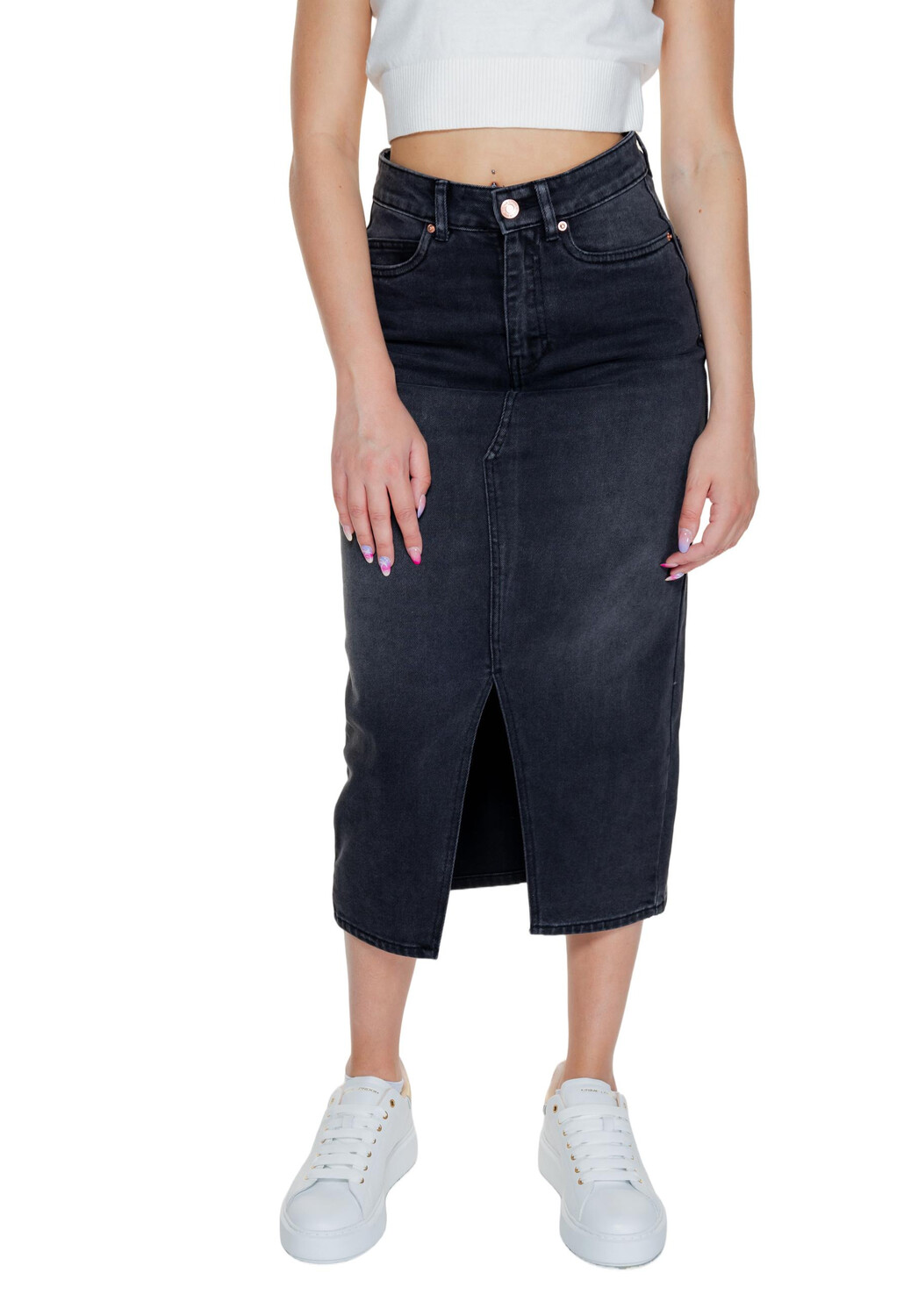 

Юбка Vero Moda джинсовая, черный