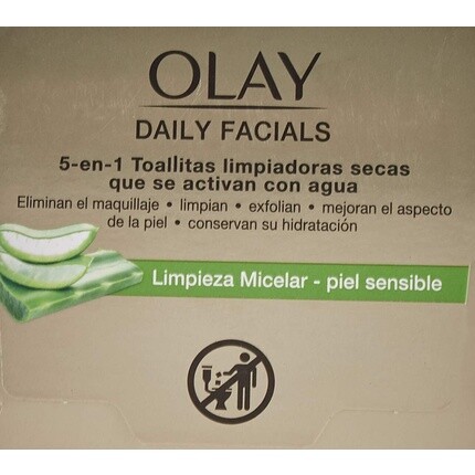 Крем для лица Olay — Daily Facials: Очищающие салфетки 5 в — фото 2