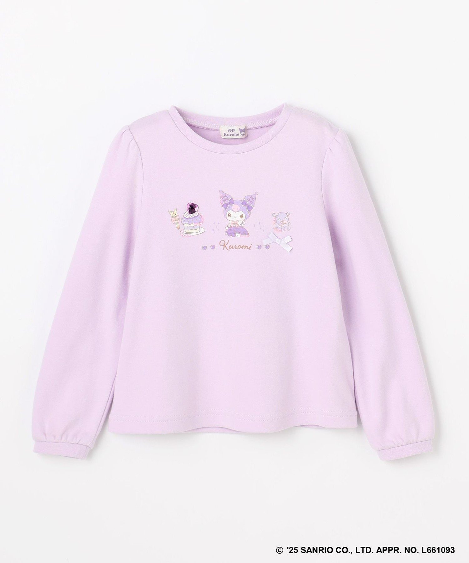 Футболка с длинными рукавами ANY KIDS, Lavender x Kuromi [082] — фото 4