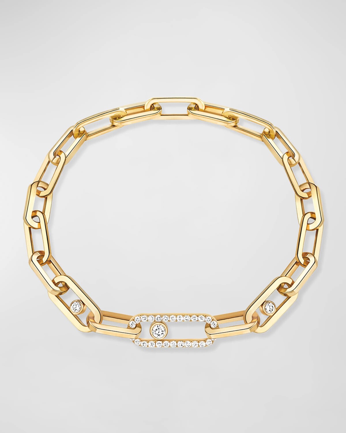 

Браслет Move Link из желтого золота 18 карат с бриллиантами Messika, цвет Yellow Gold