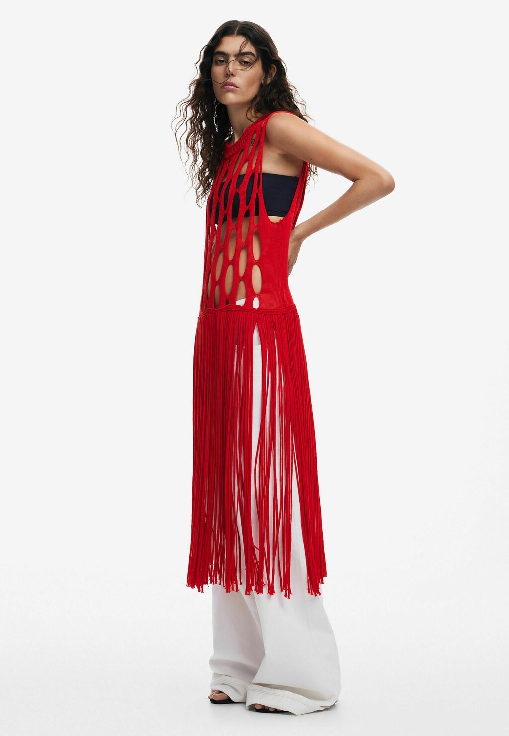 

Топ FRINGE Desigual, красный
