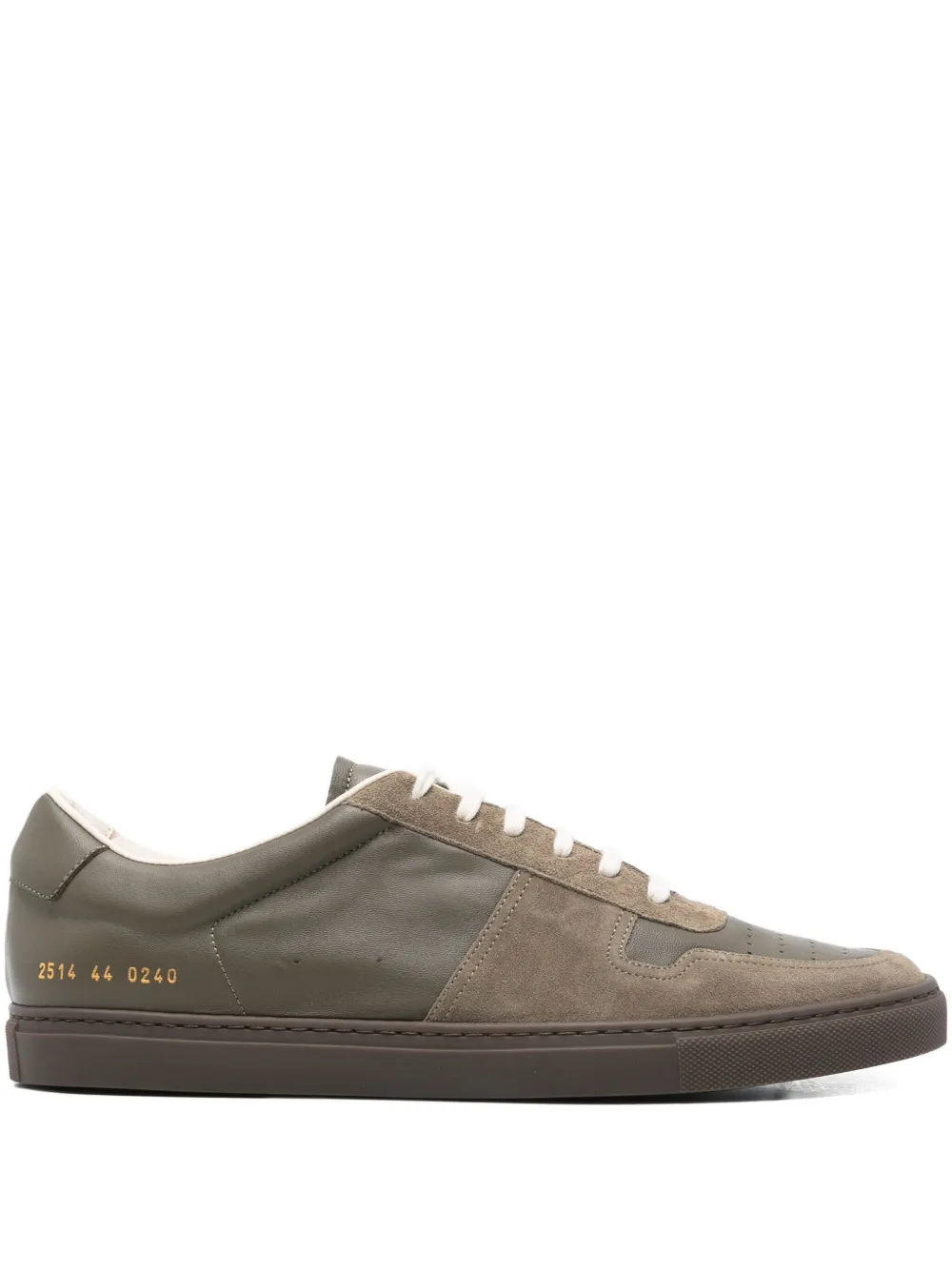 

Кроссовки из кожи и замши Common Projects, зеленый