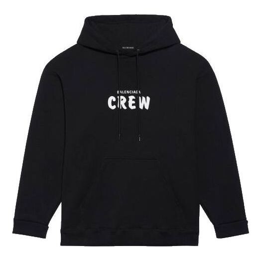 

Толстовка men's logo printing black Balenciaga, черный