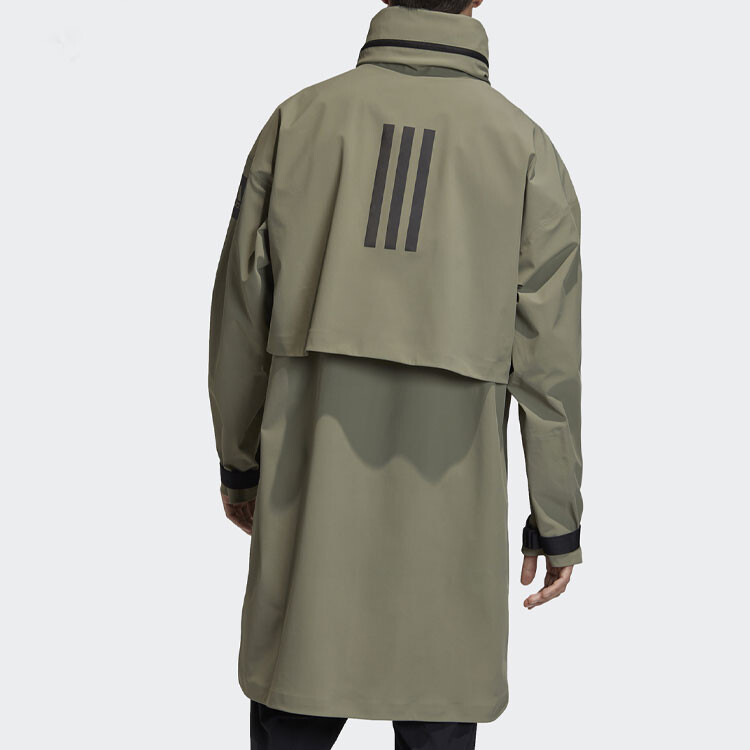 Ветровка мужская Adidas Casual Sports Windproof, зеленый — фото 4