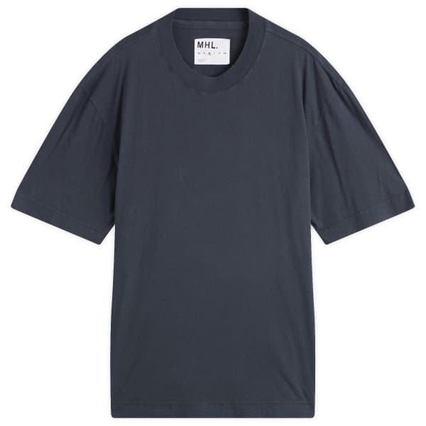 

Простая футболка Mhl By Margaret Howell, темно-синий