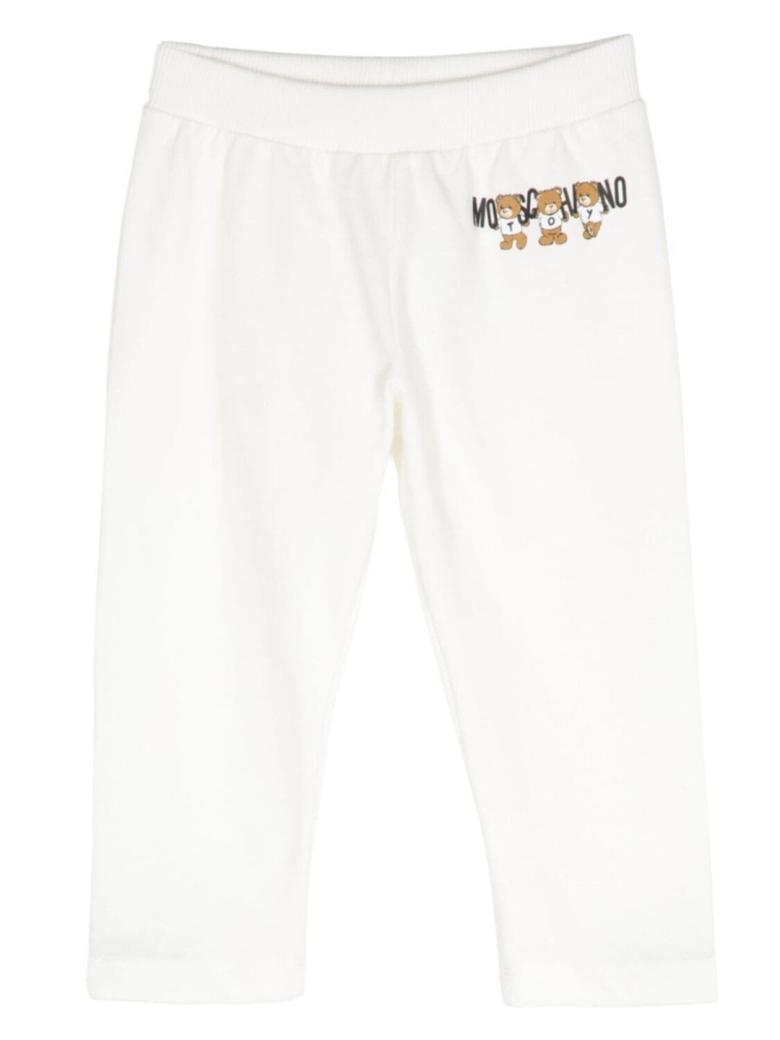 

Moschino Kids брюки из хлопка с принтом плюшевого мишки, белый