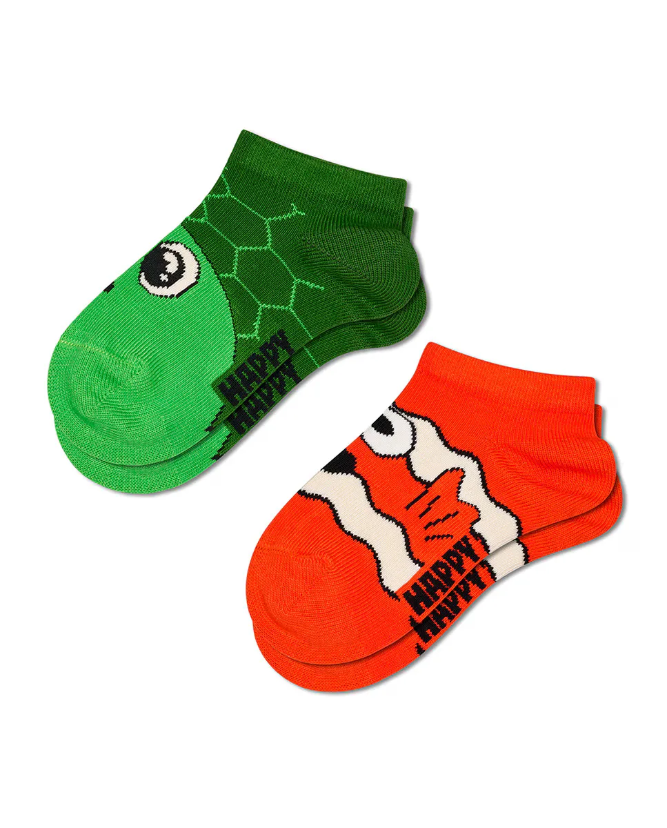 

Короткие носки с принтом для мальчиков, упаковка 2 шт Happy Socks, красный