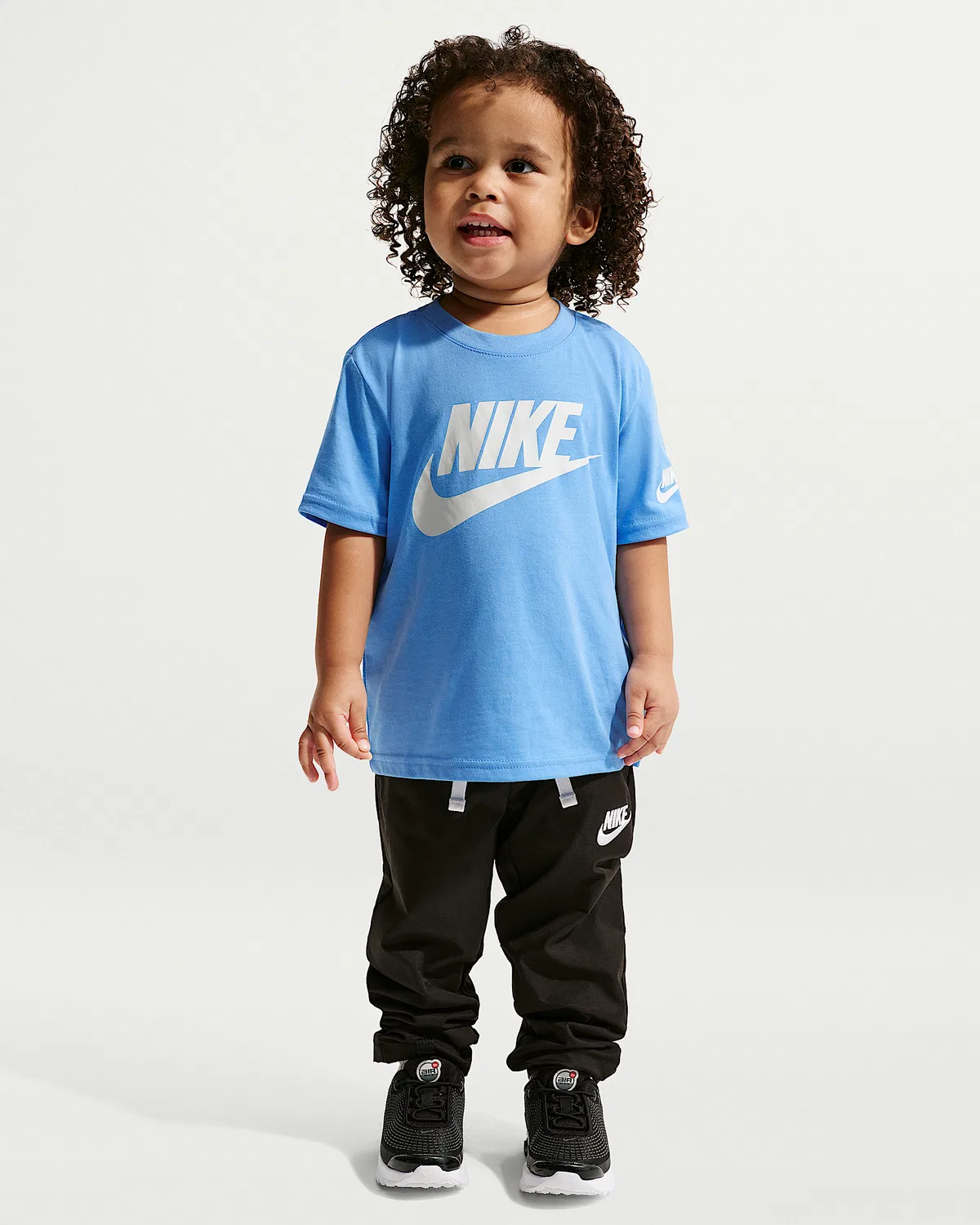 Детская футболка Nike Futura Evergreen, Blue — фото 4