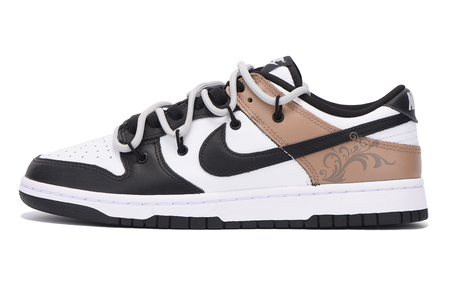 

Кроссовки Nike Dunk Skateboarding Shoes Men Low-top Brown/black, черный/коричневый