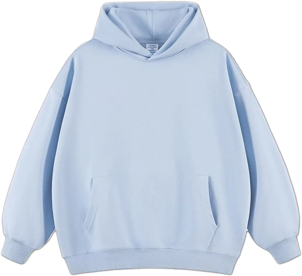 

Мужской оверсайз худи пуловер из плотного хлопка TOPGH