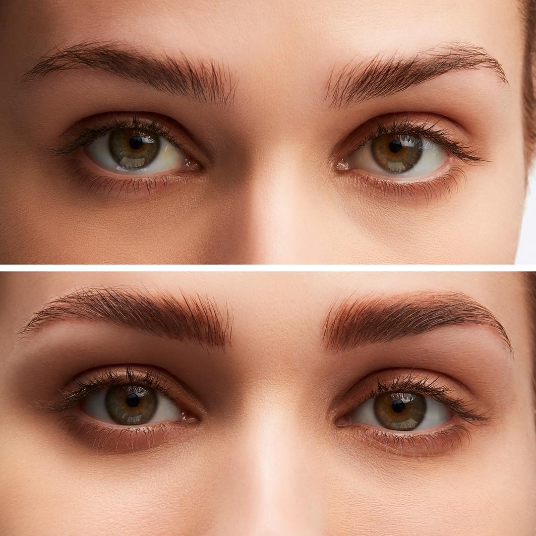 Гель для бровей eyebrows big boost fibre gel Mac, 12 - penny, вес 4.1 гр. — фото 4
