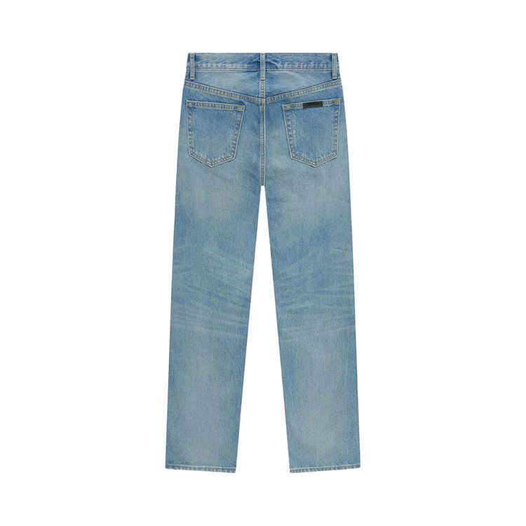 Джинсы Fear of God Essentials Denim 5-Pocket Jeans 'Vintage Blue', синий — фото 2