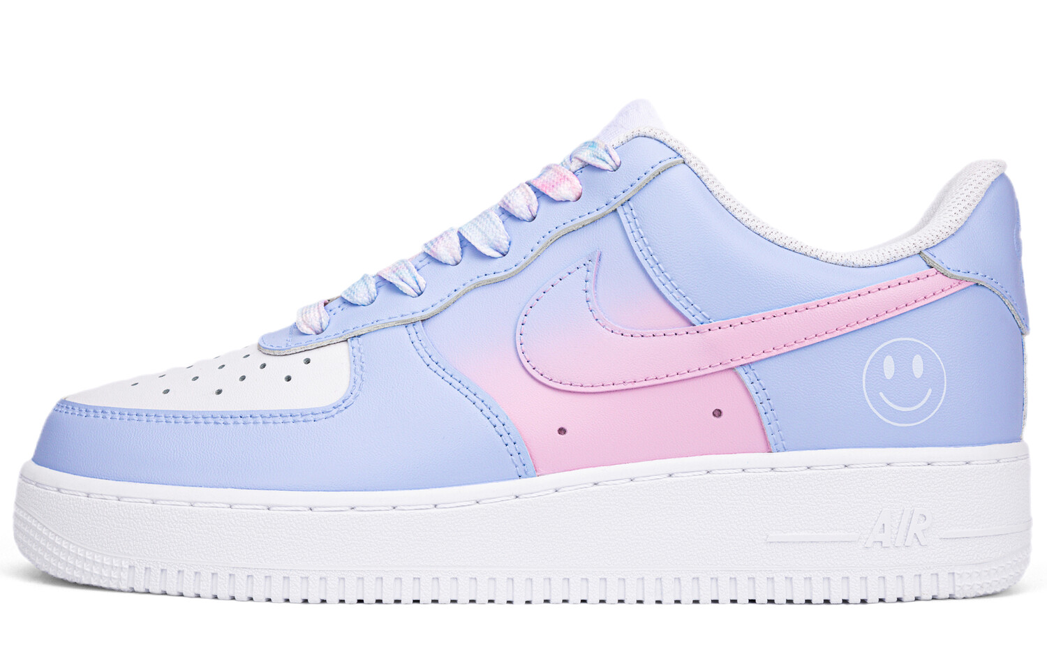 

Кроссовки Nike Air Force 1 Skateboard Shoes Men Low-Top White Purple