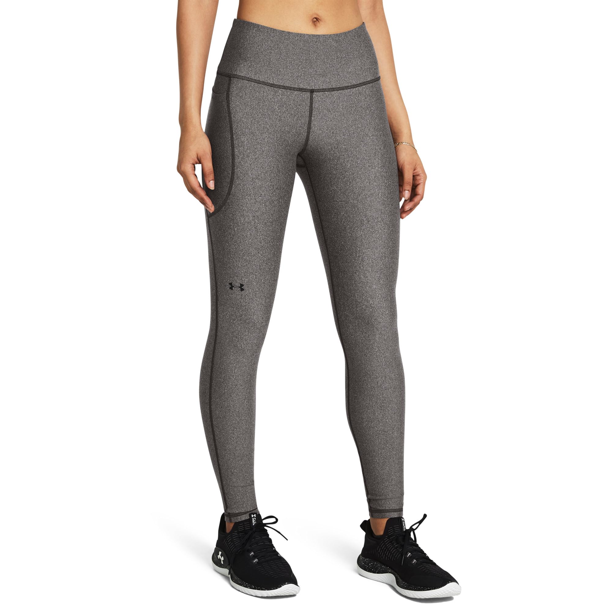 

Брюки Under Armour Armour Hi-Rise Legging, цвет Charcoal Light Heather/Black