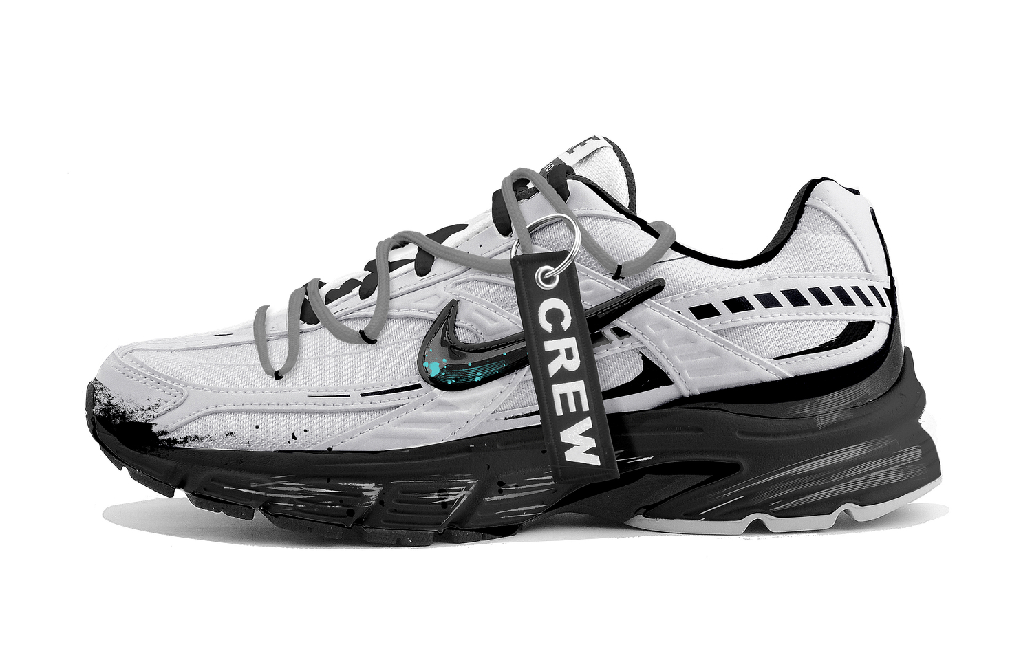 

Инициатор амортизация, устойчивость к истиранию, дышащая поддержка лоу-топ кроссовки unisex Nike, белый