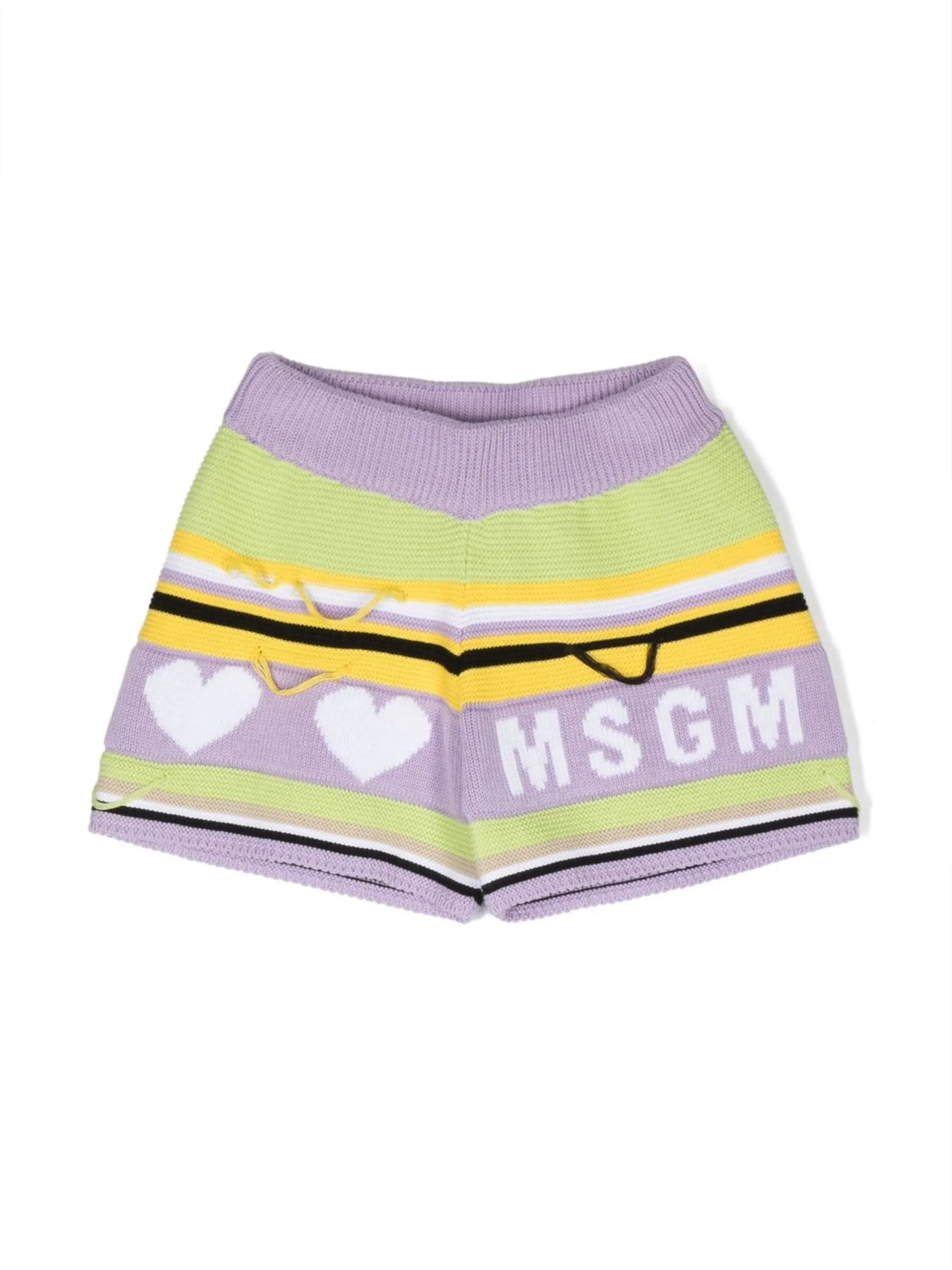 

Трикотажные шорты Msgm Kids, фиолетовый
