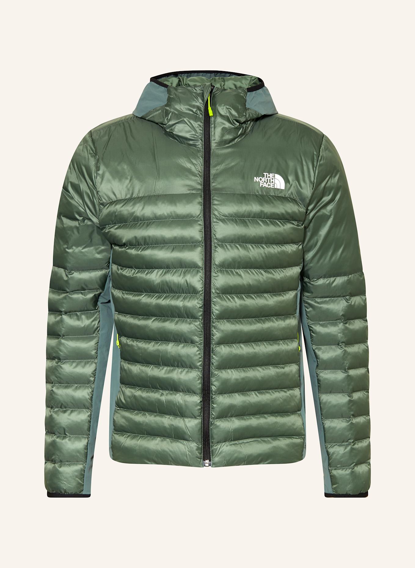 

Гибридная стеганая куртка terra peak The North Face, зеленый