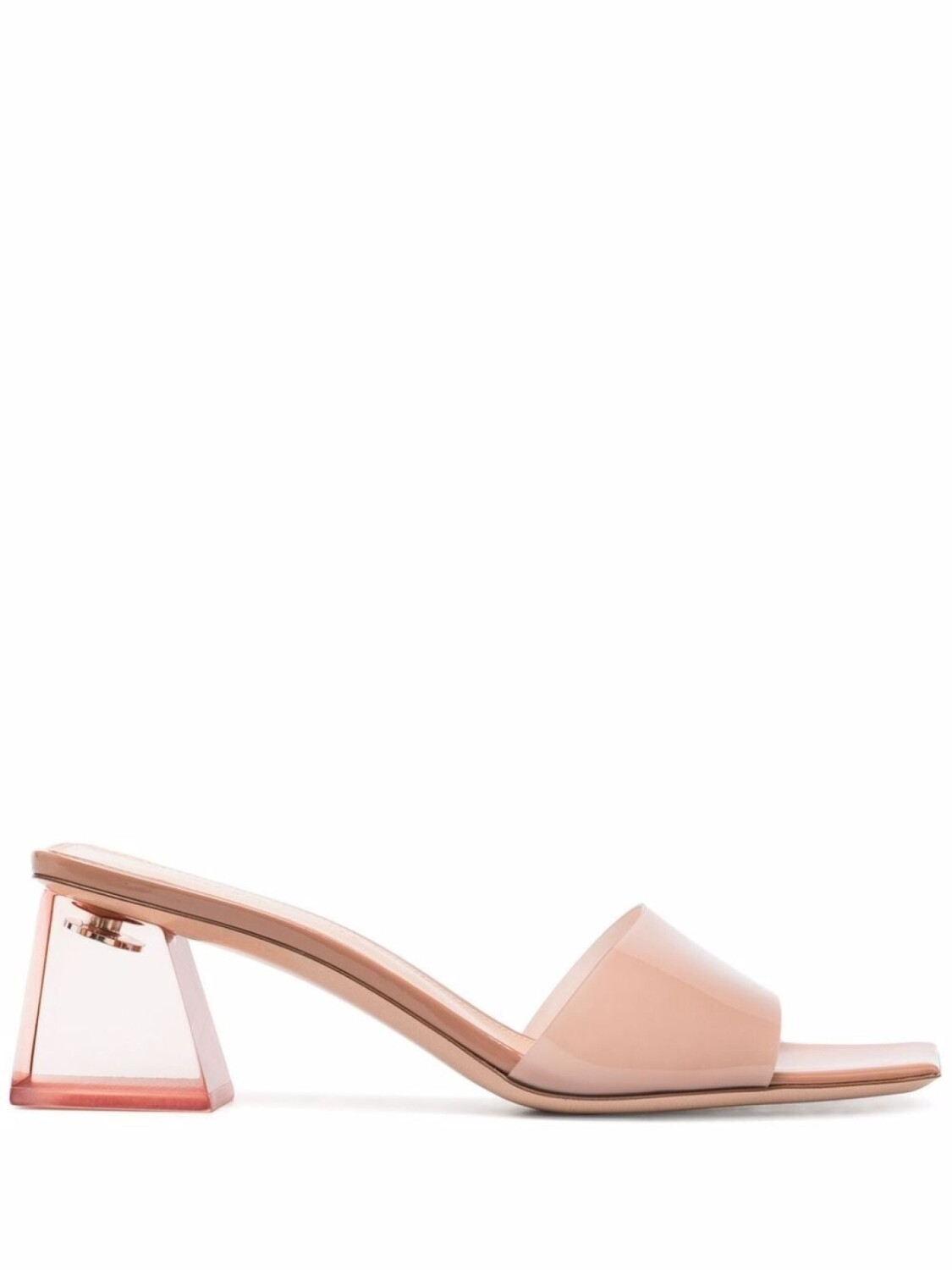 Gianvito Rossi босоножки из ПВХ, нейтральный цвет