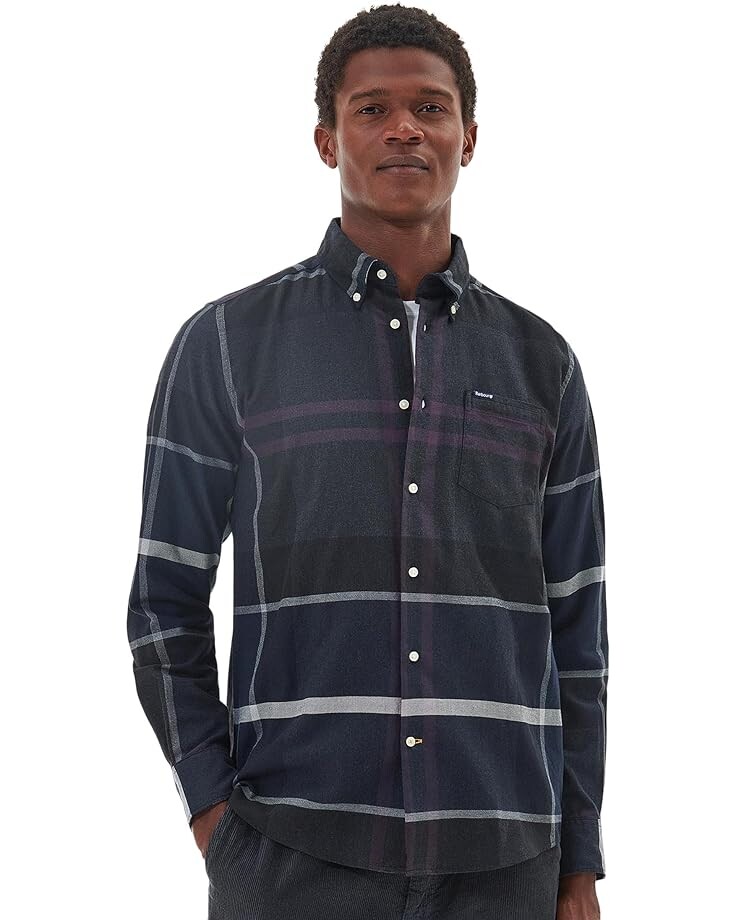 

Рубашка Barbour Barbour Dunoon Taillored, цвет Black Slate