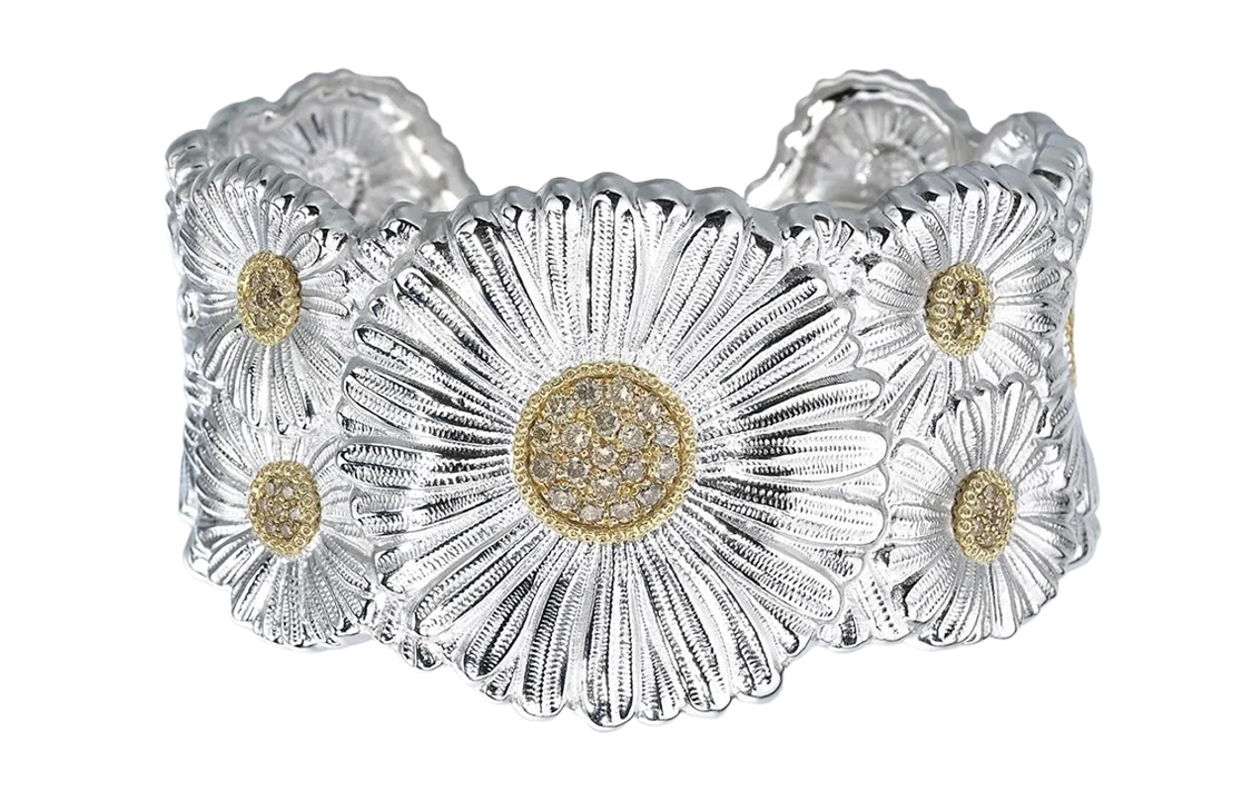 

Браслеты Blossoms для женщин, серебро BUCCELLATI, серебряный