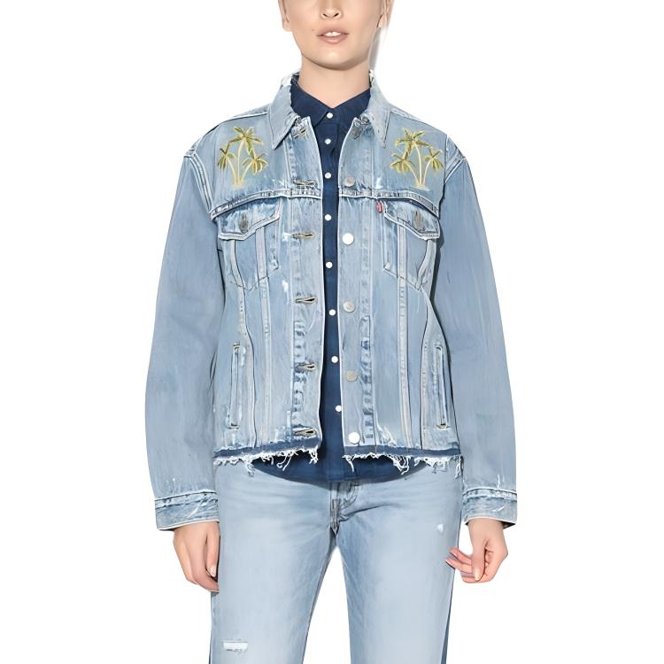 

Levis Джинсовая куртка Levi’s женская светло-голубая, Light Blue